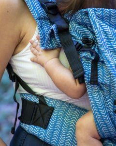 Huggy Softy Baby Size Carrier - Rise Tide