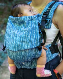 Huggy Softy Baby Size Carrier - Rise Tide