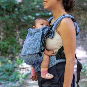 Huggy Softy Baby Size Carrier - Rise Tide