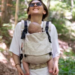Huggy Softy Baby Size Carrier - Coral Sand