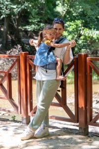 Huggy Plus Toddler Size Carrier - Rise Tide