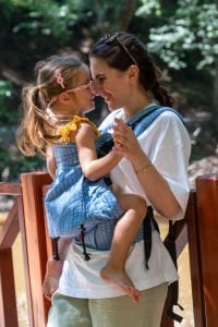 Huggy Plus Toddler Size Carrier - Rise Tide