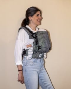 Huggy Softy Baby Size Carrier - Rise Onyx