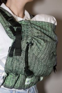 Huggy Softy Baby Size Carrier - Rise Onyx