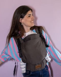 Huggy Plus Toddler Size Carrier - Wood