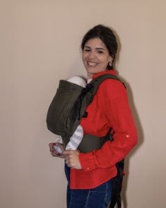 Huggy Plus Toddler Size Carrier - Olive