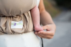 Huggy Nest Baby Carrier - Latte